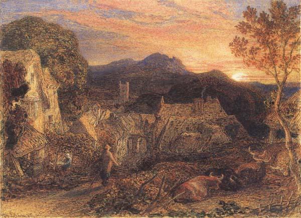 Samuel Palmer The Bellman china oil painting image